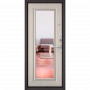 Входная дверь Бульдорс, Mass 90 MIRROR 3K, Ларче Шоколад