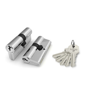 Цилиндровый механизм Fuaro (Фуаро) 100 CA 80 mm (35+10+35) CP хром 3 кл. Цилиндровый механизм Fuaro (Фуаро) 100 CA 80 mm (35+10+35) CP хром 3 кл.