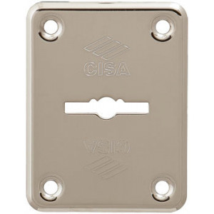 Накладка Cisa (Чиза) на сувальдный замок 06.082.00.12 (НИКЕЛЬ) (1 шт)