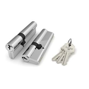 Цилиндровый механизм Fuaro (Фуаро) 100 CA 90 mm (35+10+45) CP хром 3 кл. Цилиндровый механизм Fuaro (Фуаро) 100 CA 90 mm (35+10+45) CP хром 3 кл.
