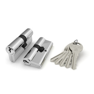 Цилиндровый механизм Fuaro (Фуаро) R300/70 mm (30+10+30) CP хром 5 кл. Цилиндровый механизм Fuaro (Фуаро) R300/70 mm (30+10+30) CP хром 5 кл.