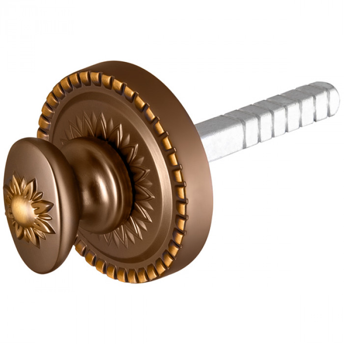 Ручка поворотная Armadillo (Армадилло) BKW8/CL BB-17 Коричневая бронза