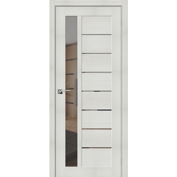 Межкомнатная дверь Порта-27 Bianco Veralinga Mirox Grey