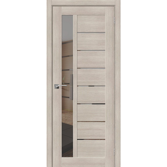 Межкомнатная дверь Порта-27 Cappuccino Veralinga Mirox Grey