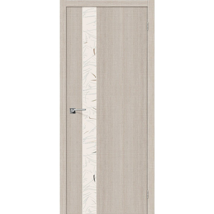 Межкомнатная дверь Порта-51 SA Cappuccino Crosscut Silver Art