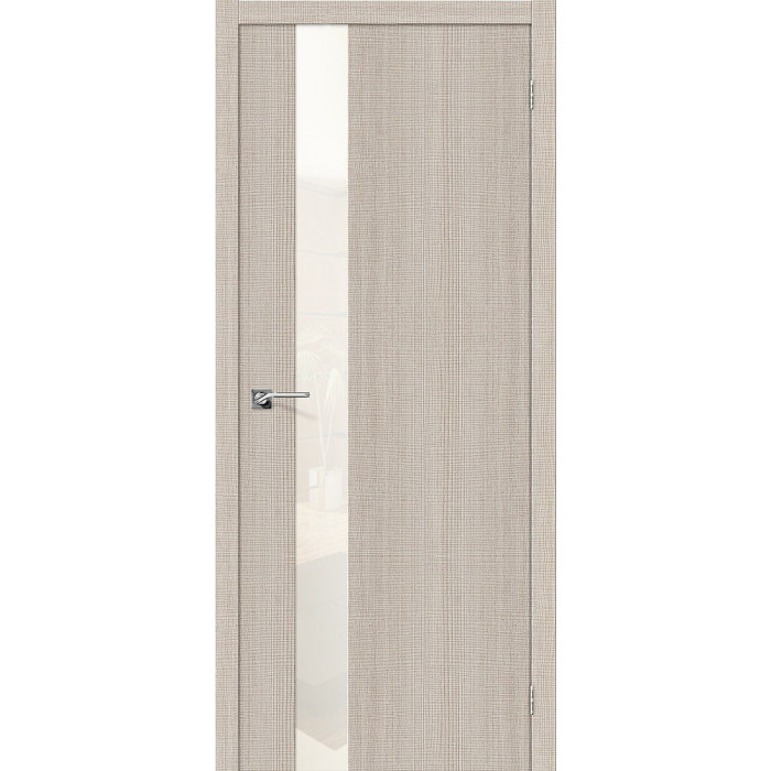 Межкомнатная дверь Порта-51 WР Cappuccino Crosscut White Pearl