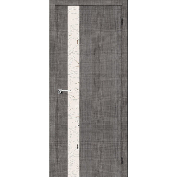 Межкомнатная дверь Порта-51 SA Grey Crosscut Silver Art