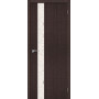 Межкомнатная дверь Порта-51 SA Wenge Crosscut Silver Art