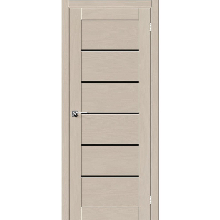 Межкомнатная дверь Вуд Модерн-22 Latte Black Star